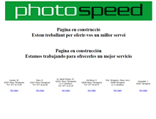 Tablet Screenshot of photo-speed.com